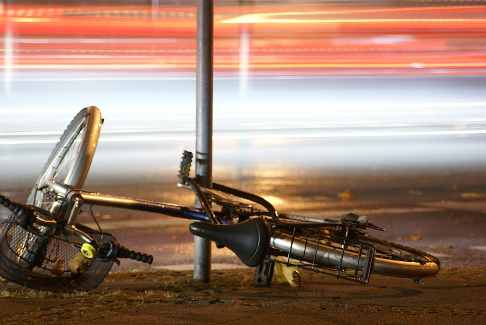 Bicicletta incidente a Berlino