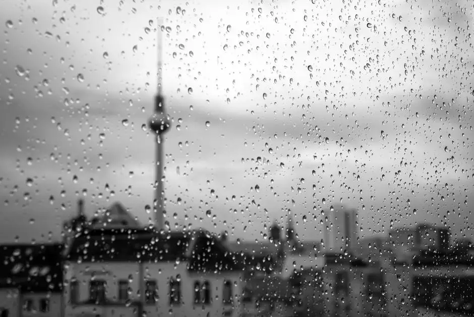 pioggia Berlino uragano