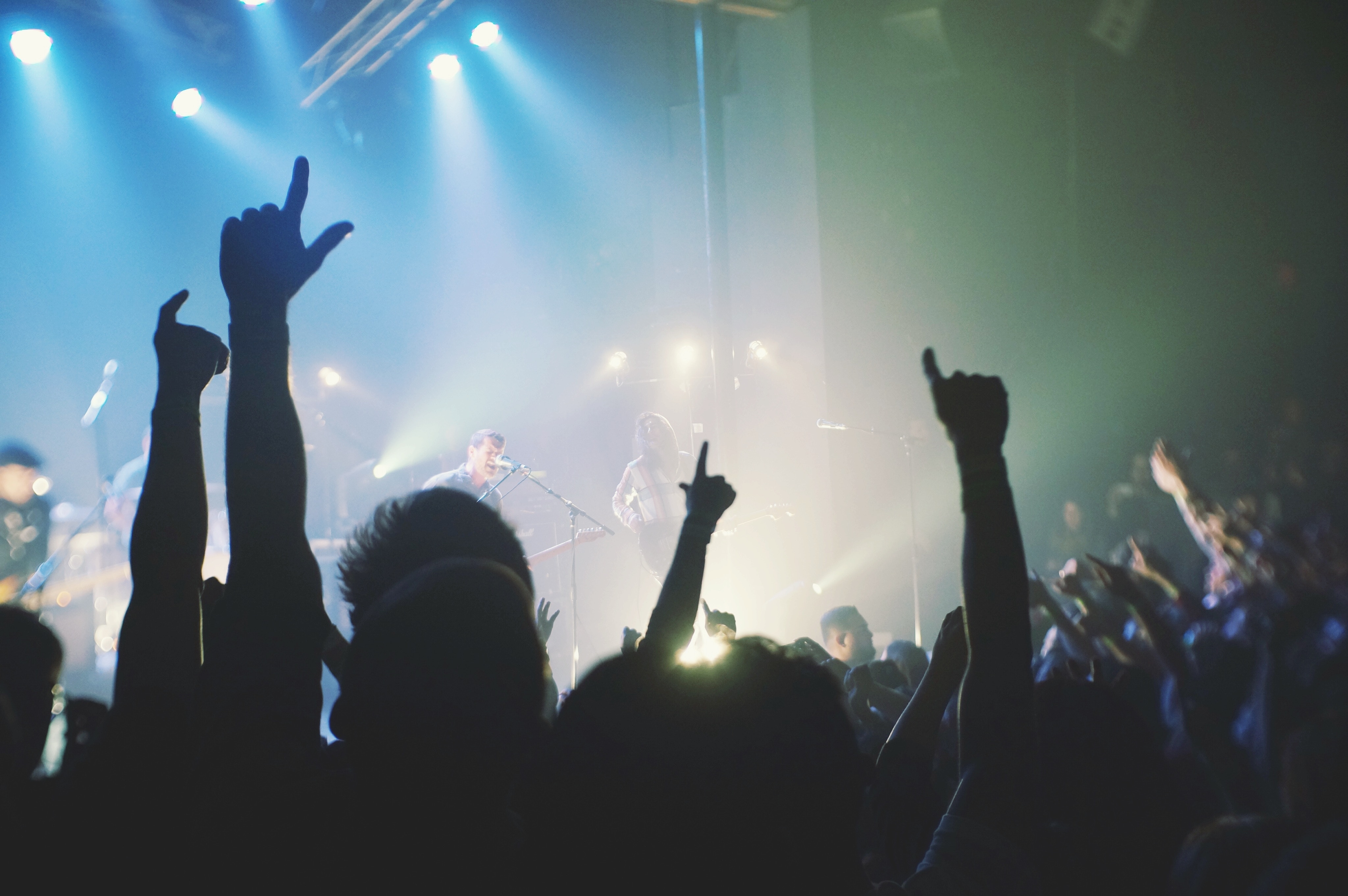 © Desi Mendoza, Hands uo in the air at a rock concert, BY-SA CC 0.0