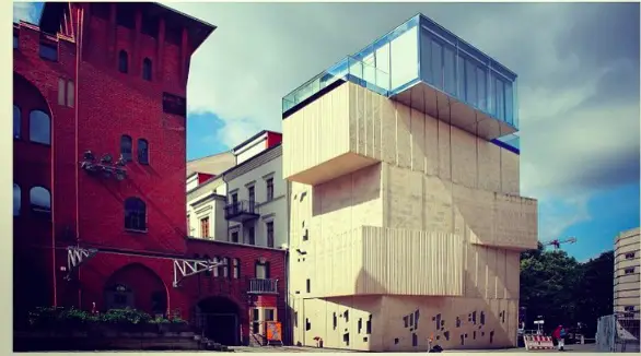 L'edificio che ospita il Museum für Architekturzeichnung (Museo del Disegno Architettonico - Foto dalla pagina Instagram ufficiale della Tchoban Foundationhttps://www.instagram.com/p/BYbH3U2BiC_/?taken-by=tchoban_foundation