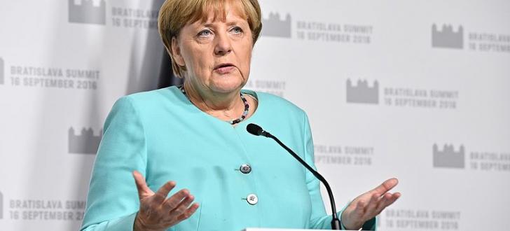 Angela Merkel durante una conferenza ©CC 0 1.0