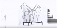 ”The Revolution of Giraffes”, opera di Matthieu Robert-Ortis