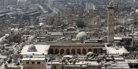 Cittadella di Aleppo ©Guillaume Piolle CC BY-SA3.0https://it.wikipedia.org/wiki/Moschea_degli_Omayyadi_di_Aleppo#/media/File:Mosquée_des_Omeyyades_d%27Alep.jpg