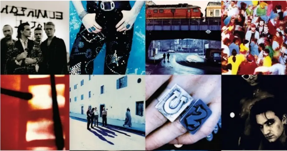 U2 - Copertina dell' album Achtung Baby