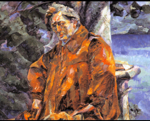 Umberto Boccioni - Ritratto di Ferruccio Busoni (1916) - Pubblico Dominio