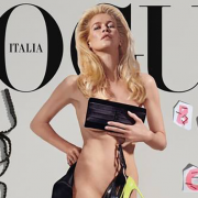 claudia schiffer copertina Vogue Italia,https://www.vogue.it, Collier Schorr,http://collierschorr.com
