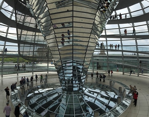 Cupola Reichstag, ©https://pixabay.com/it/photos/berlino-germania-reichstag-tetto-1763178/
