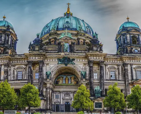 Berlin, ©FelixMittermeier, https://pixabay.com/it/photos/cattedrale-di-berlino-costruzione-2463225/