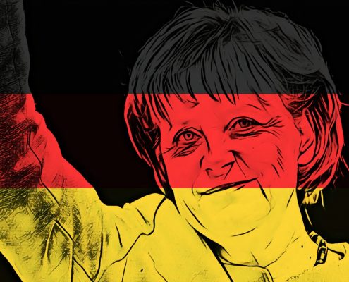 Angela Merkel - L'inattesa da Pixabay ©MIH83  da Pixabay https://pixabay.com/it/illustrations/merkel-cancelliere-politico-3560150/