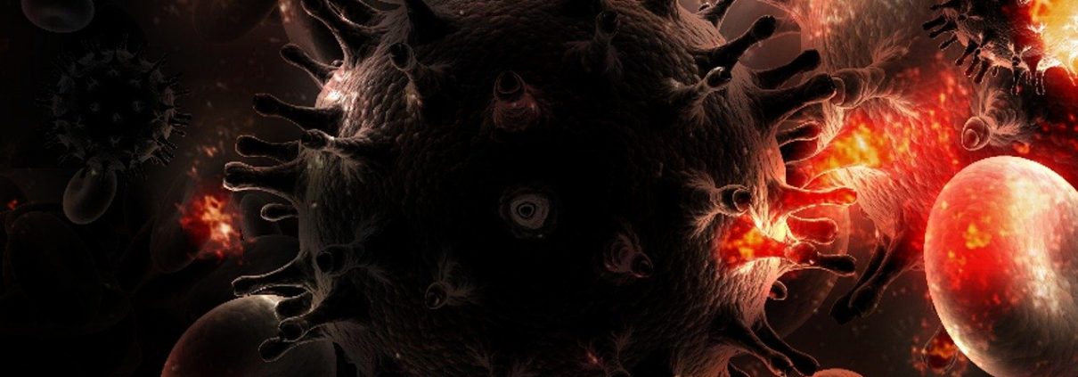 Virus HIV da Pixabay illustrazione di Darwin Laganzon