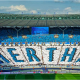 Partita Hertha stadio da Wikimedia ©Frankinho CC2.0 https://commons.wikimedia.org/wiki/File:Hertha_BSC_Olympiastadion_Choreo_2013.jpg