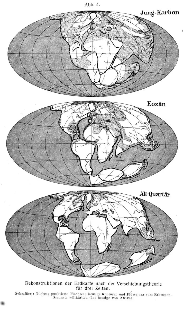 Illustrazione della teoria di Wegener / ©Wikipedia