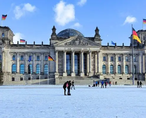 Berlino Reichstag Inverno Parlamento CC0