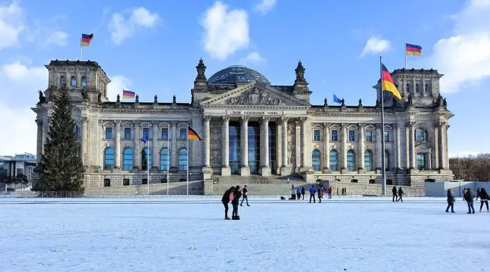 Berlino Reichstag Inverno Parlamento CC0