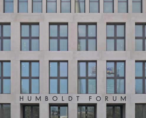 Facciata del Forum Humboldt di Berlino