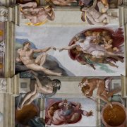 Michelangelo - Creazione di Adamo nella Cappella Sistina © Richard Mortel da Flickr CC2.0 https://www.flickr.com/photos/prof_richard/48759709066