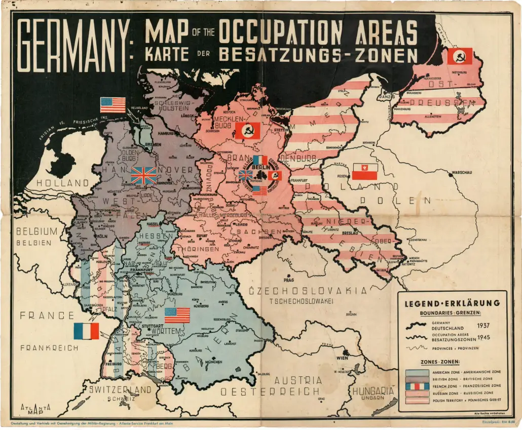 post-world-war-2-germany-map-map-of-world