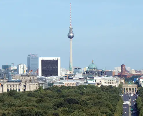 Berlino eventi https://commons.wikimedia.org/wiki/File:Berlin_skyline_2009.jpg Copyright: Casp CC BY-SA 3.0