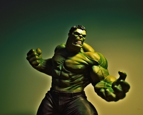 Marvel da Pixabay, Ribastan, https://pixabay.com/it/photos/hulk-marvel-actionfigure-nerd-667988/k