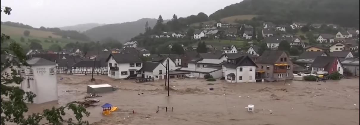 Alluvione in Germania Screenshot da Youtube https://www.youtube.com/watch?v=kInnbKht5bA