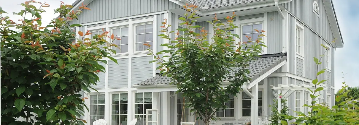 Casa in Svezia con giardino da pixabay