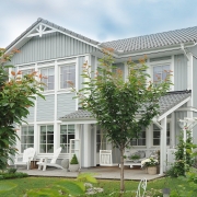 Casa in Svezia con giardino da pixabay