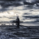 Sottomarino https://pixabay.com/it/photos/sottomarino-mare-silhouette-sub-168884/