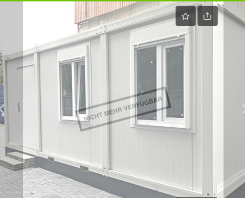 Casa container screenshot preso da https://m.ebay-kleinanzeigen.de/s-anzeige/wohncontainer-mit-15m-zu-vermieten-in-duesseldorf-benrath/1875517219-205-2077?utm_source=copyToPasteboard