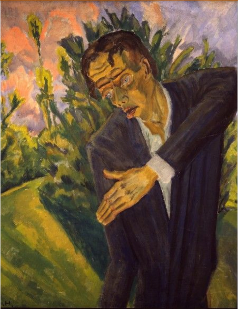 Uno dei quadri preferiti da David Bowie conservato al Brücke Museum: Roquairol di Erich Heckle (1917)