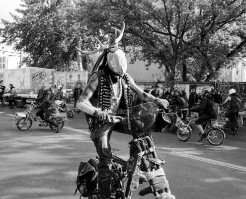 Easy Rider Road Show, Bike Wars in Berlin Kreuzberg ©Christophe Gateau