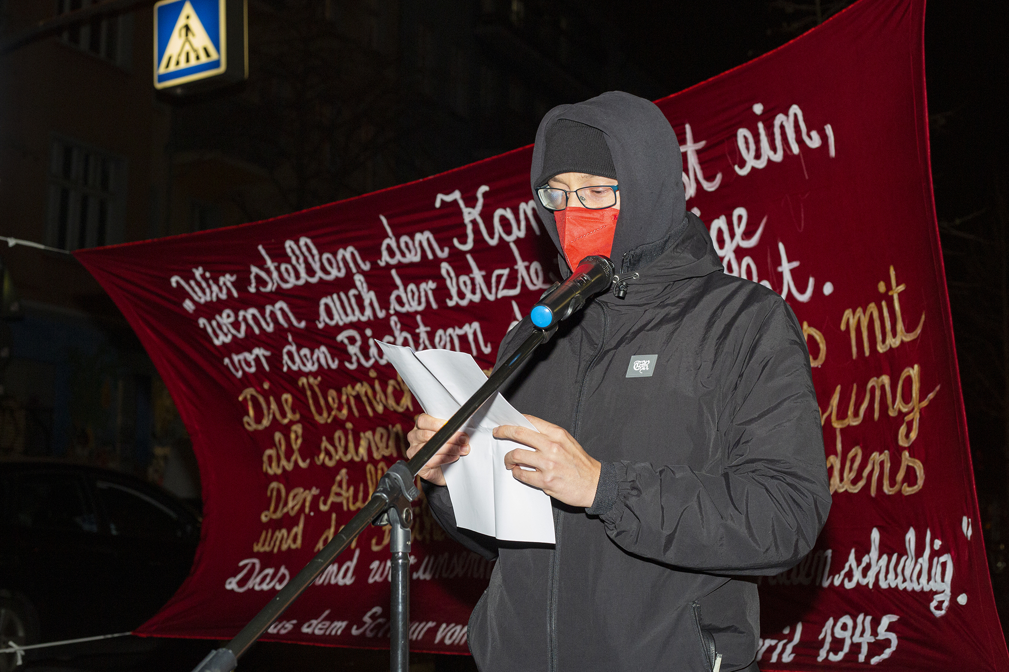 Commemorazione a Berlino della strage di Rumbula ©Andrea Briscoli