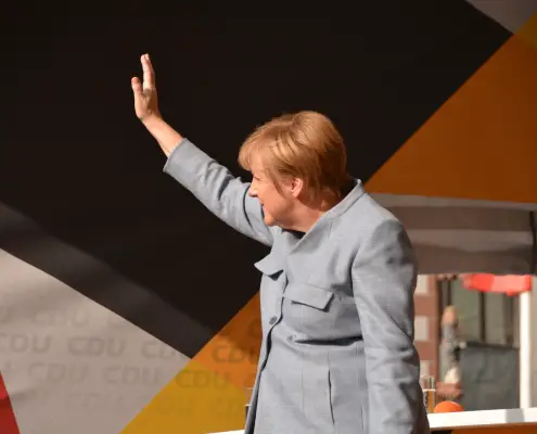 Angela Merkel Waving CC0 Unsplash