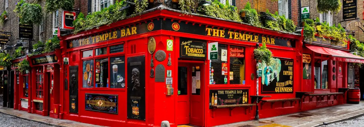 Irish Pub (https://pixabay.com/it/photos/irlanda-dublino-temple-bar-pub-4945565/, CC0, Pixabay License)