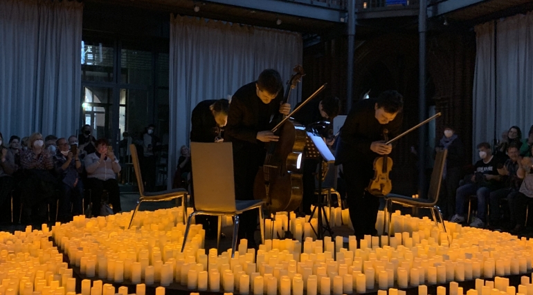 Candlelight concert, foto scattata da Maddalena Carraro