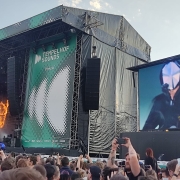 I Muse sul palco del festival Tempelhof Sounds