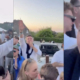 Screenshot video coro razzista a Sylt