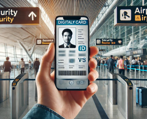 Identità digitale - Aeroporto - Immagine Creata con Chatgtp